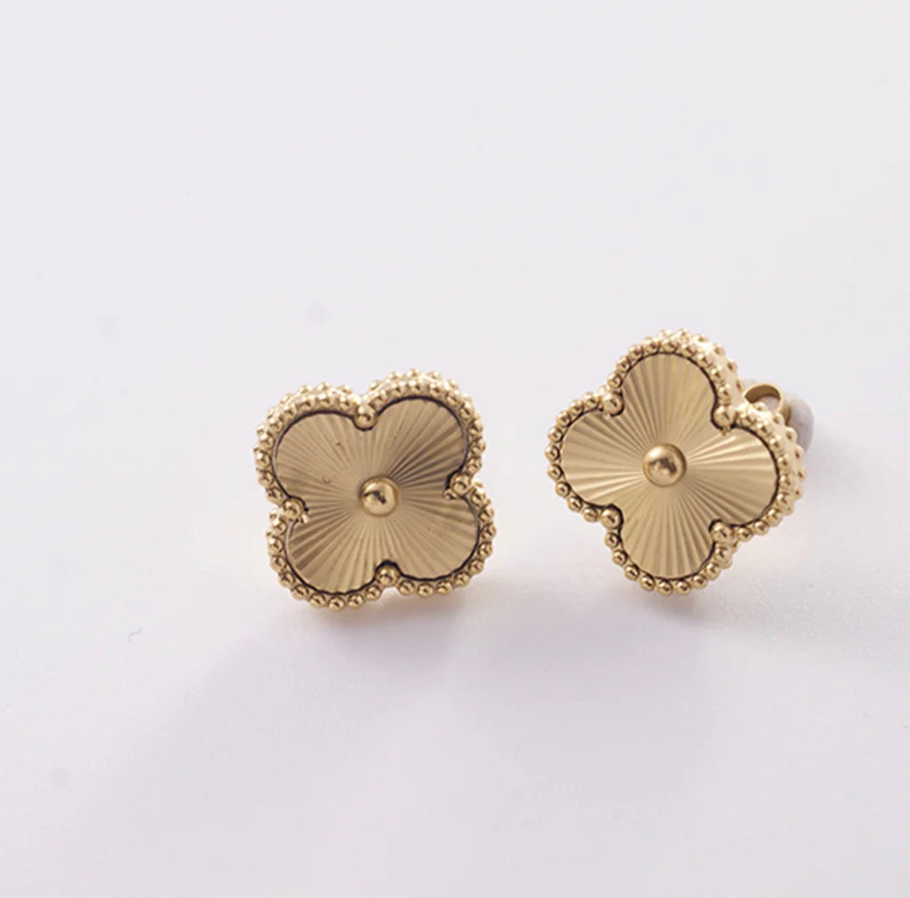 Luxe Flower Studs